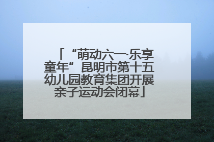 “萌动六一·乐享童年”昆明市第十五幼儿园教育集团开展亲子运动会闭幕